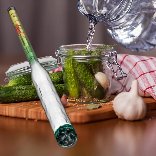 Okrossbar salthaltmätare med provrör, mätområde: 0-300 g salt/L - 7