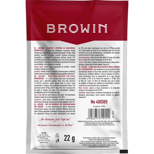 Omstart Jäst - 22 g - 2