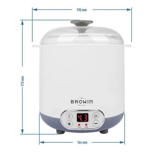 Ost- och yoghurtmaskin med termostat 1,5 L - 10