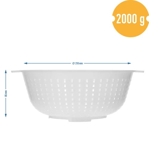 Ostform för koryciński ost Ø 21/11 x 8,5 cm för 2 kg - 7