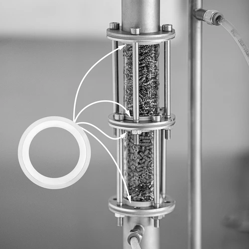 Packning för modulär destillatorvisir - 3