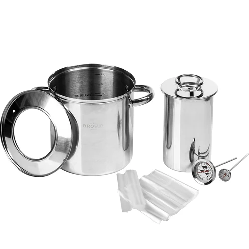 Paket med vattenmantlad skinkkokare 1,5 kg + kastrull