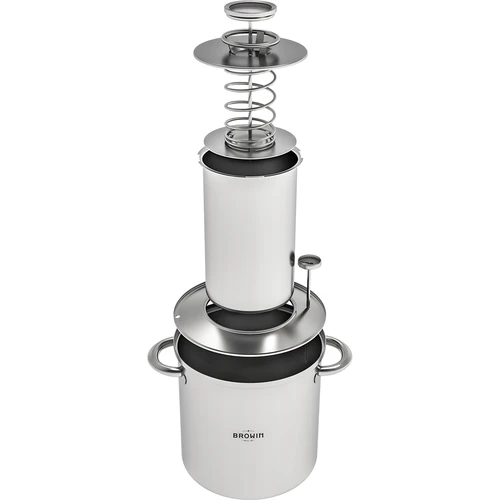 Paket med vattenmantlad skinkkokare 1,5 kg + kastrull - 2