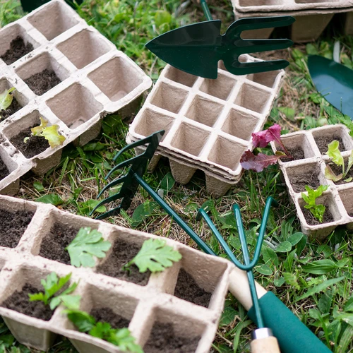 Papperskrukor 4 x 4 x 4,5, set om 5 st. - 5