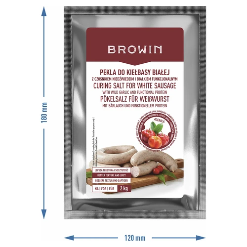 Pekel till vit korv, med funktionellt protein och acerola, 66 g - 4