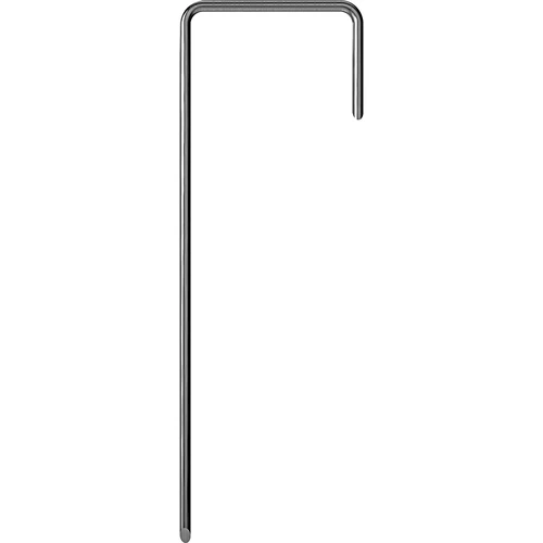 Pinnar för fiberduk, stål L-typ - 100 st.