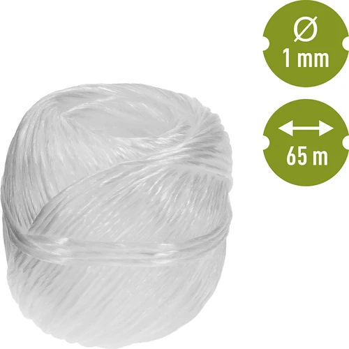 Polypropylensnöre 1 mm/65 m/50 g - 4