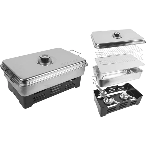 Portabel rök med termometer & fruktträflis - 4