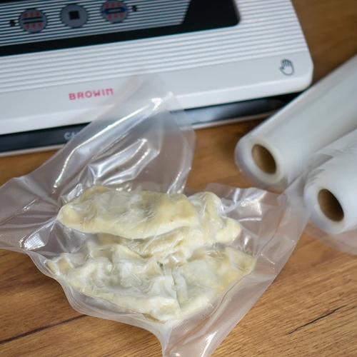 Präglad folie i ärm - för vakuumförseglare, 25 x 600 cm - 11