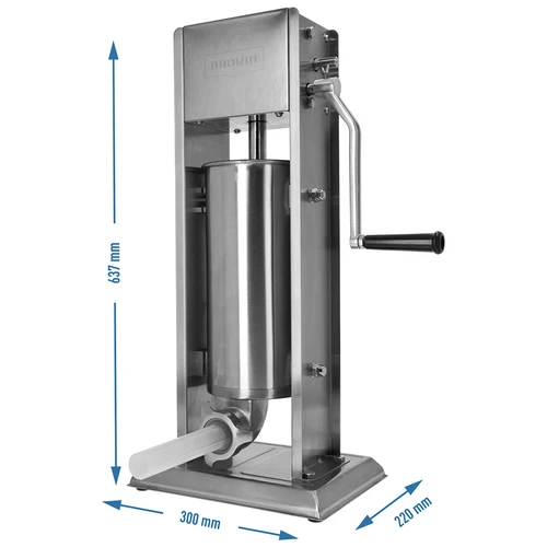 Premium vertikal korvstoppare 5 L - 12