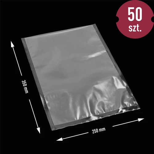 Räfflade påsar till vakuumförpackare 25 x 35 cm, 50 st - 8