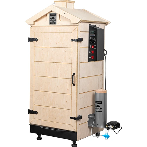Ramlös rökkammare dragON PLYWOOD NATURE med digital kontroll, 200L - 2