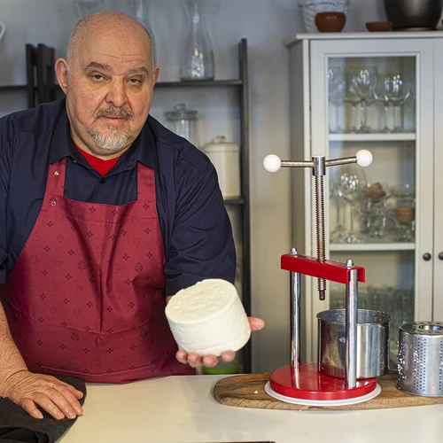 Rampress för frukt - rostfritt stål, 1,2 l - 2