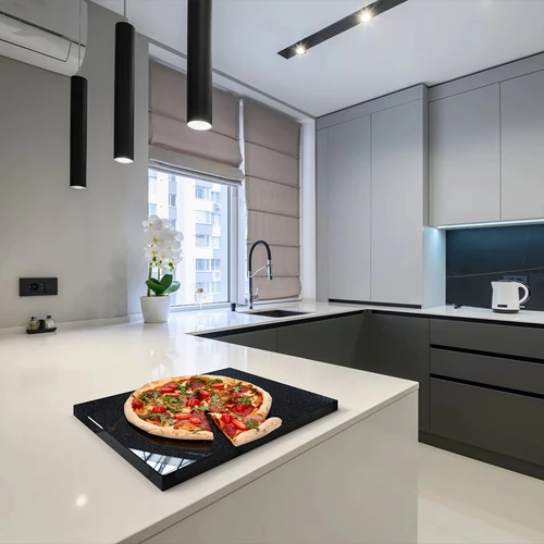 Rektangulär granitpizzasten 37 x 35 cm - 13