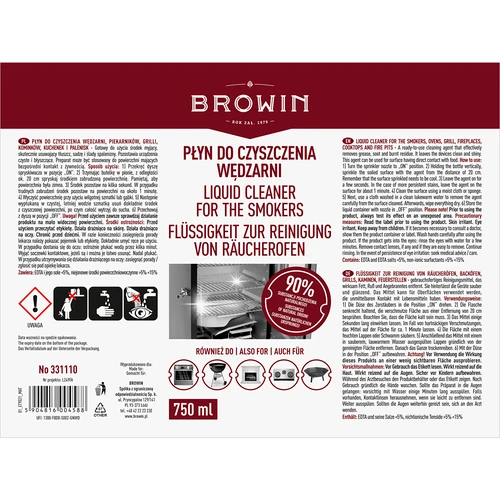 Rengöringsvätska för rökar, ugnar, grillar, spisar, eldstäder - 6