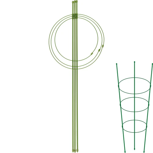 Ringstöd för växter 3 ringar 0,7m