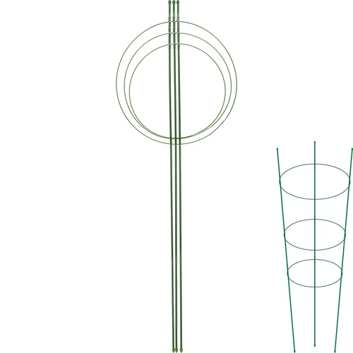 Ringstöd för växter 3 ringar 1,2m