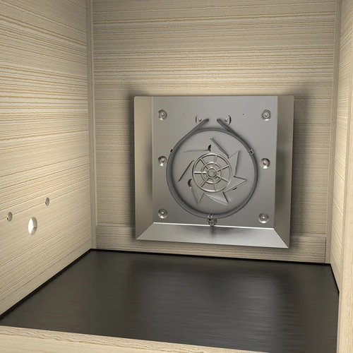 Rök 115 L dragON Wood 60E trä, med elektrisk värmemodul och styrenhet - 8