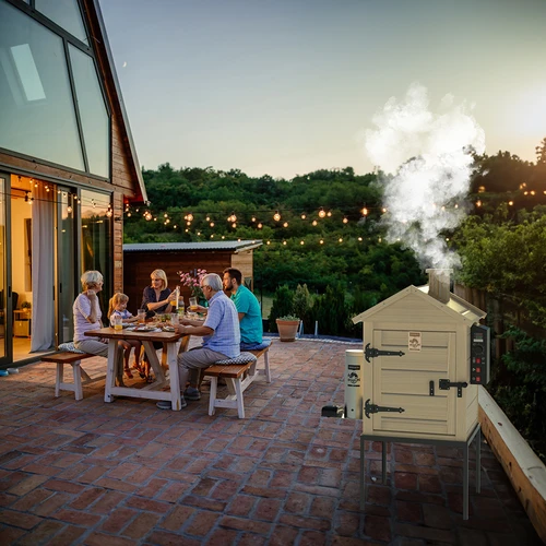 Rök 115 L dragON Wood 60E trä, med elektrisk värmemodul och styrenhet - 19