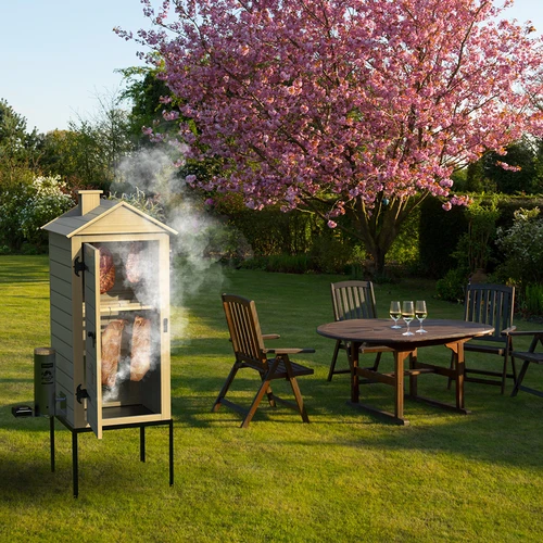 Rök 200 L dragON Larch E21 - av lärkträ, med elektrisk värmemodul och styrenhet - 19