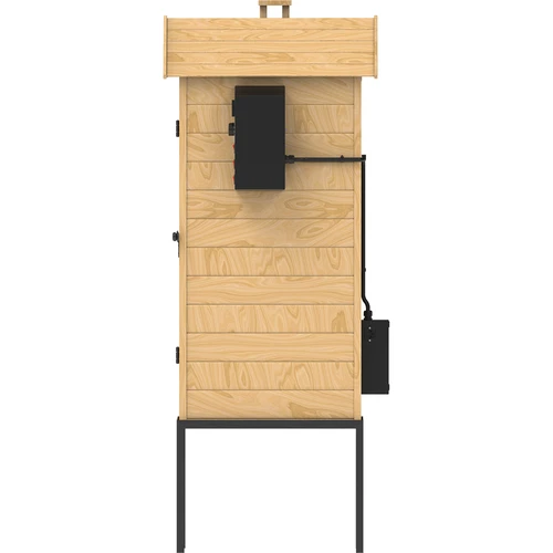 Rök 200 L dragON Larch E21 - av lärkträ, med elektrisk värmemodul och styrenhet - 4