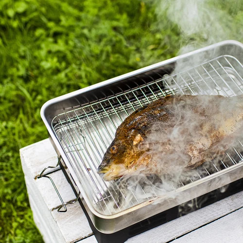 Rökflis för rökning/grillning, 50% ek + 50% al, 450 g, klass 8 - 11