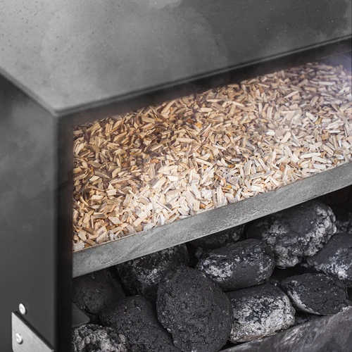 Rökflis för rökning/grillning, ek, 450 g, kl. 8 - 9