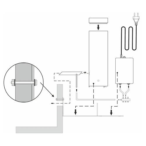 Rökgenerator dragON Jet 1 med elektrisk pump dragON Air - 9