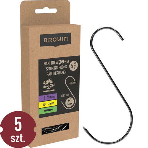 Rökkrokar S – vässade 3 mm x 150 mm, 5 st.