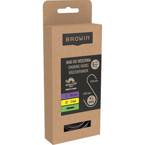 Rökkrokar S – vässade 3 mm x 150 mm, 5 st. - 3