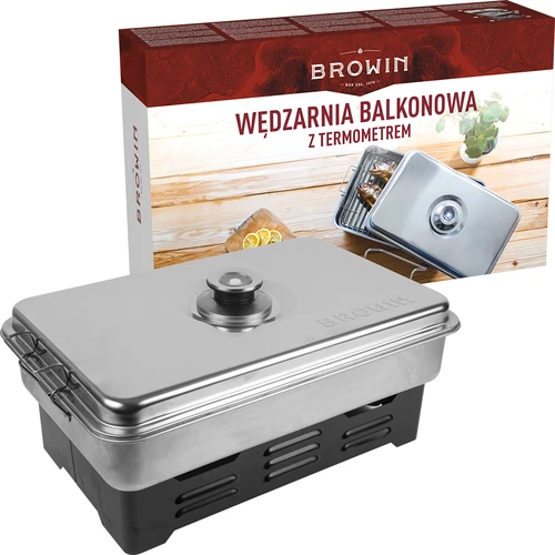 Röklåda för balkong med termometer - 8