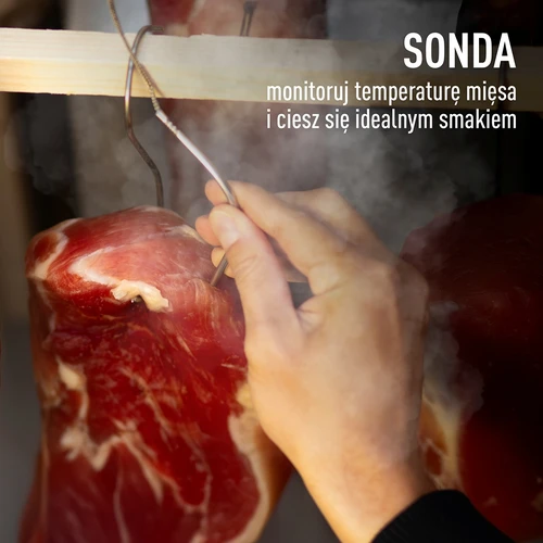 Rökskåp dragON PLYWOOD NATURE – ramlöst, modulärt, med Wi‑Fi-styrenhet, 320 l - 14