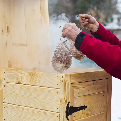 Rökskåp med Wi-Fi, 200 L – dragON WOOD 100IQ med elektrisk värmemodul och styrenhet - 16