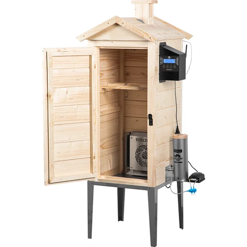 Rökskåp med Wi-Fi, 200 L – dragON WOOD 100IQ med elektrisk värmemodul och styrenhet - 2