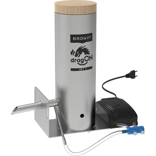 Rökskåp med Wi‑Fi, 200 L – dragON WOOD 100IQ med elektrisk värmemodul och styrenhet, vedeldat - 13