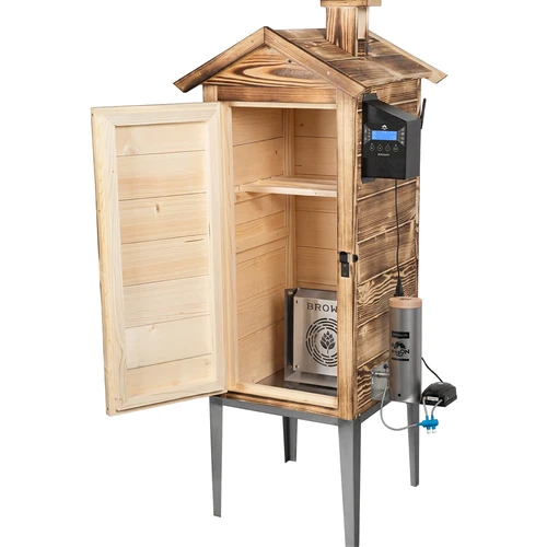 Rökskåp med Wi‑Fi, 200 L – dragON WOOD 100IQ med elektrisk värmemodul och styrenhet, vedeldat - 2