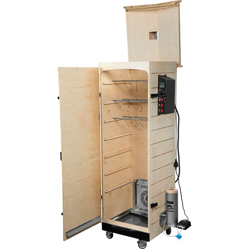 Rökugn dragON PLYWOOD NATURE – ramlös, modulär, med digital styrenhet, 320 L - 3