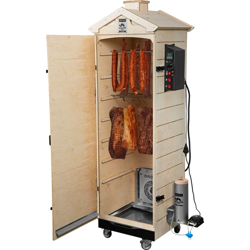 Rökugn dragON PLYWOOD NATURE – ramlös, modulär, med digital styrenhet, 320 L - 4