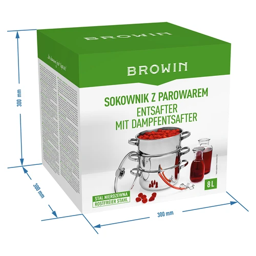 Rostfri saftkokare 8 L - 8