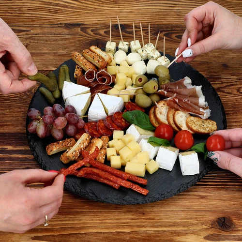 Roterande skifferbricka fi30cm - 13