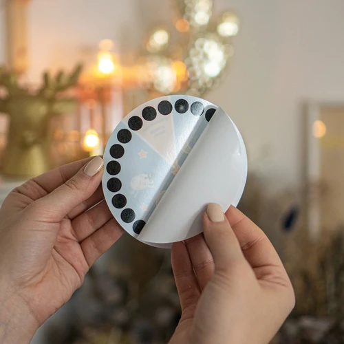 Rums termometer, flytande kristall, barn Ø 11cm - 4