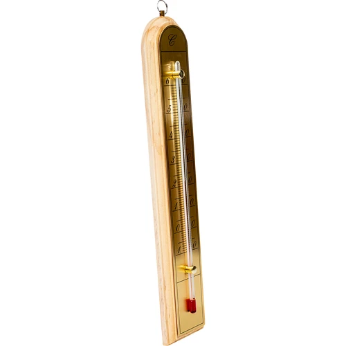 Rumstermometer med guldskala (-10°C till +60°C) 28cm mix - 3