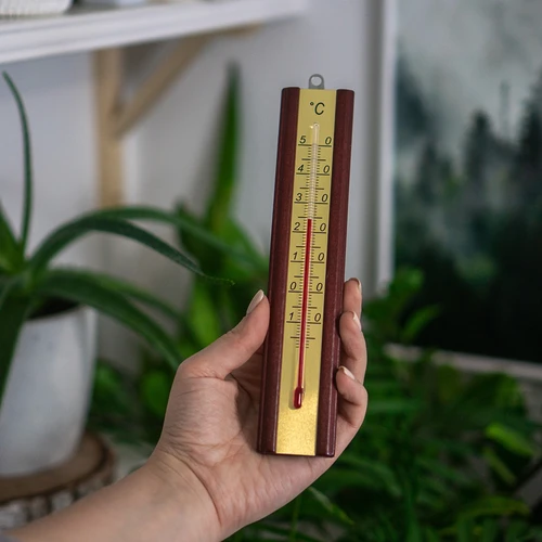 Rumstermometer med guldskala (-40°C till +50°C) 16cm mix - 3