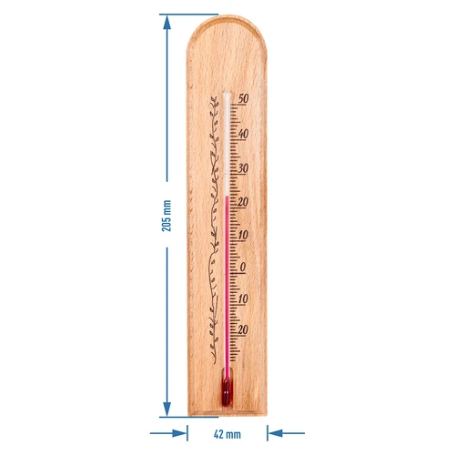 Rumstermometer med mönster (-20°C till +50°C) 20cm - 2