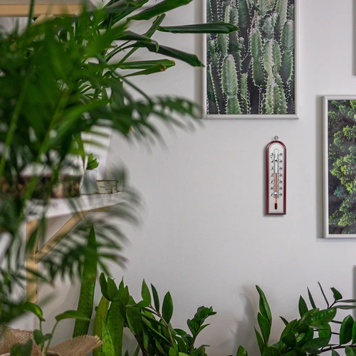 Rumstermometer med silverfärgad skala (-10°C till +50°C) 16cm mix - 6