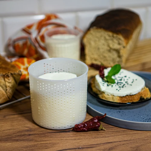 Rund ostform Ø 10 x 9,5 cm för 300 g - 2