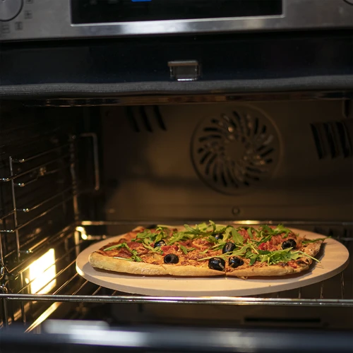 Rund pizzasten, tillverkad av kordierit, diameter 33 cm - 11