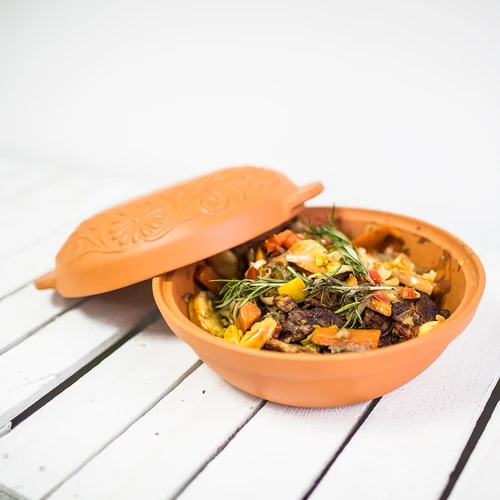 Rund romersk gryta 4 L - 8