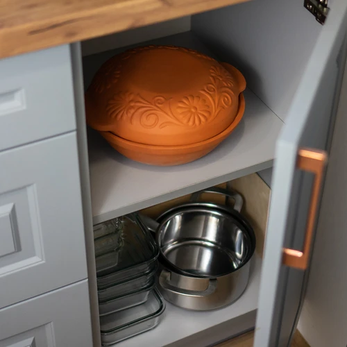 Rund romersk gryta 4 L - 16