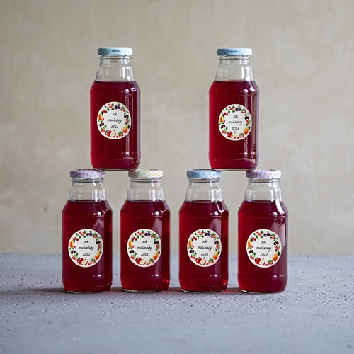 Runda etiketter fi 50mm för lock/burkar - 20st - 9